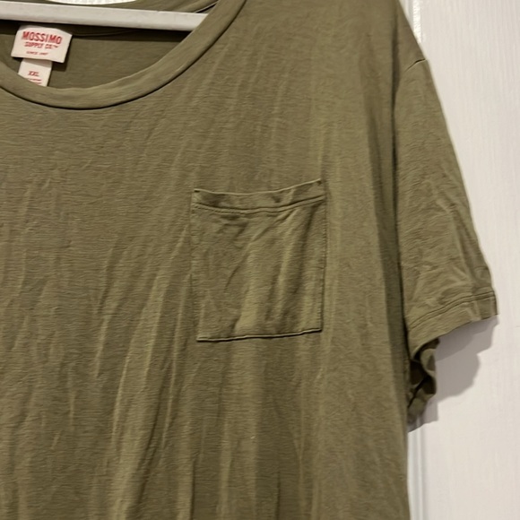 Olive green short sleeve shirt - Picture 2 of 4